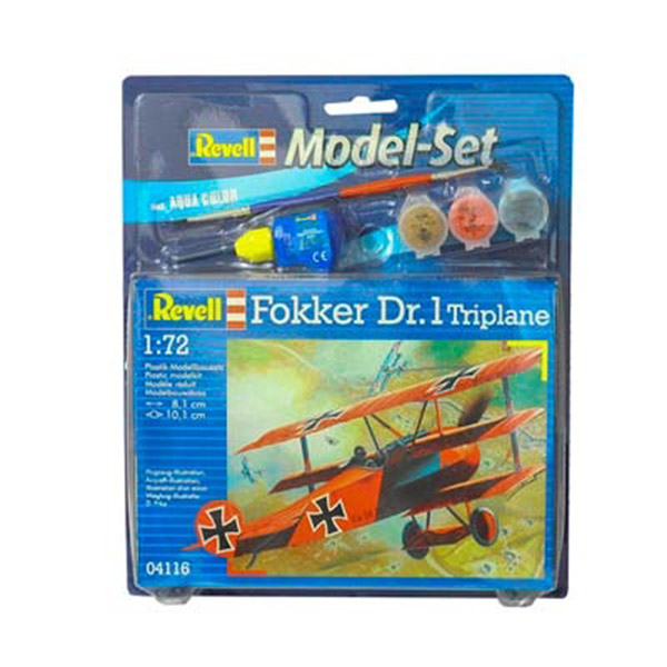 Revell Maketa Model Set Fokker Dr. 1 Triplt RV64116/5006 - ODDO igračke