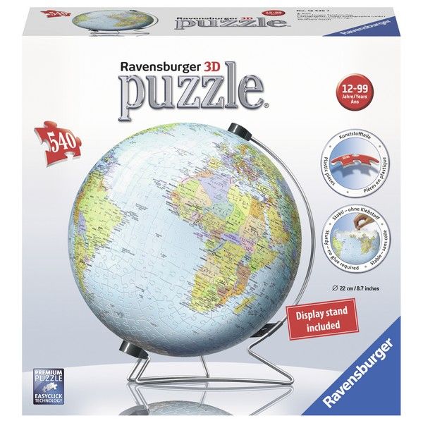 Ravensburger 3D puzzle (slagalice) Globus RA12436 - ODDO igračke