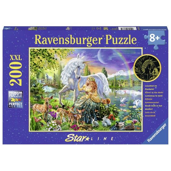 Ravensburger puzzle (slagalice) 200pcs Svetleći jednorog RA13673 - ODDO igračke