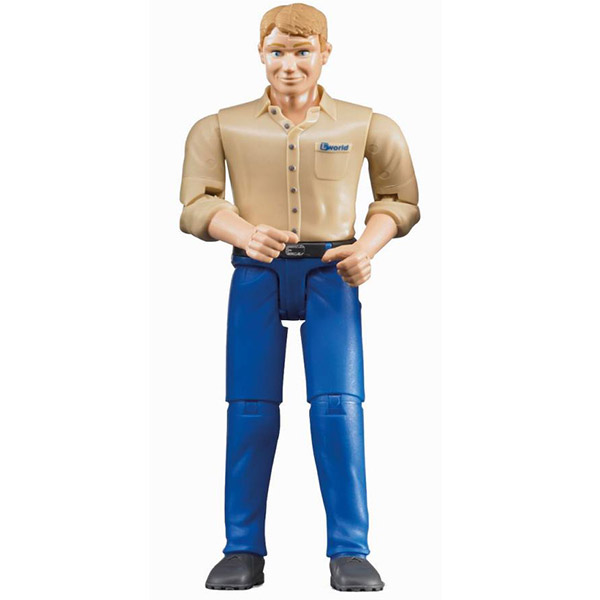 Figura čovek, plavi jeans Bruder 600068 - ODDO igračke