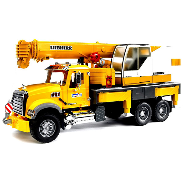 Kamion MACK sa kranom Liebherr Bruder 028183 - ODDO igračke