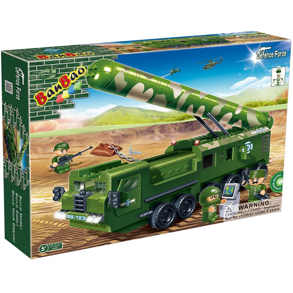 BanBao kocke Vojni kamion sa raketom 6202 - ODDO igračke