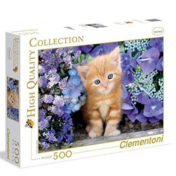 Clementoni Puzzla Ginger Cat in Flowers 500pcs CL30415 - ODDO igračke