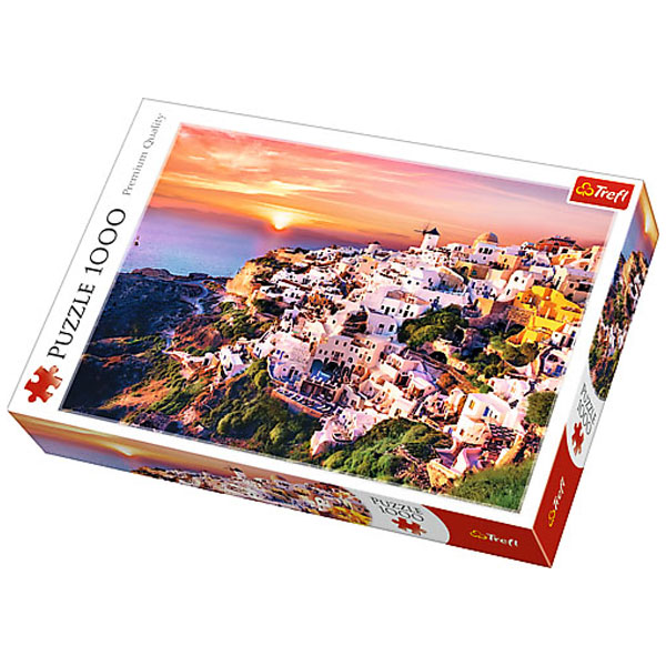 Trefl Puzzla Sunset over Santorini 1000pcs 10435 - ODDO igračke