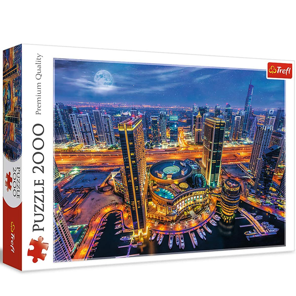 Trefl Puzzla 2000 Pcs Lights of Dubai 27094 - ODDO igračke