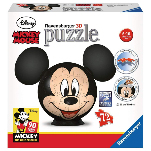 Ravensburger 3D puzzle (slagalice) 72pcs Mickey RA11761  - ODDO igračke