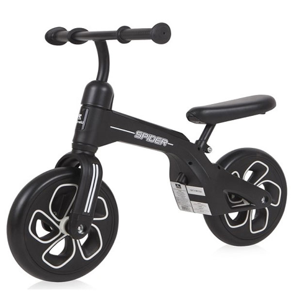 Balans Bicikl Bez Pedala Balance Bike Spider Bertoni Black 10050450009 - ODDO igračke