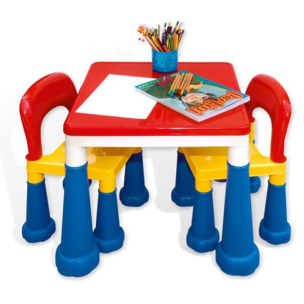 Stočić sa stolicama Kreativno didaktički Pertini 8601N - ODDO igračke