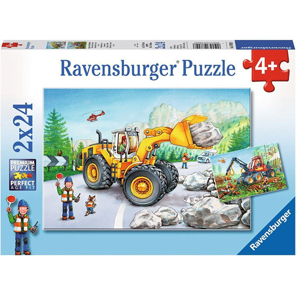 Ravensburger puzzle (slagalice)- Radovi na putu RA07802 - ODDO igračke