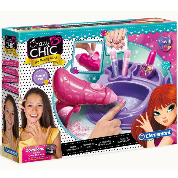 Noktići šljokičasti Crazy Chic CL15179 - ODDO igračke
