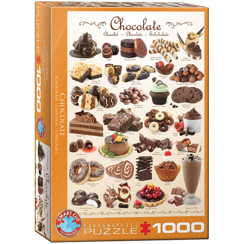Eurographics Chocolate 1000-Piece Puzzle 6000-0411 - ODDO igračke
