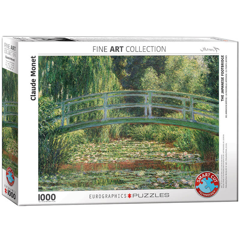 Eurographics Claude Monet The Japanese Footbridge 1000-Piece Puzzle - ODDO igračke