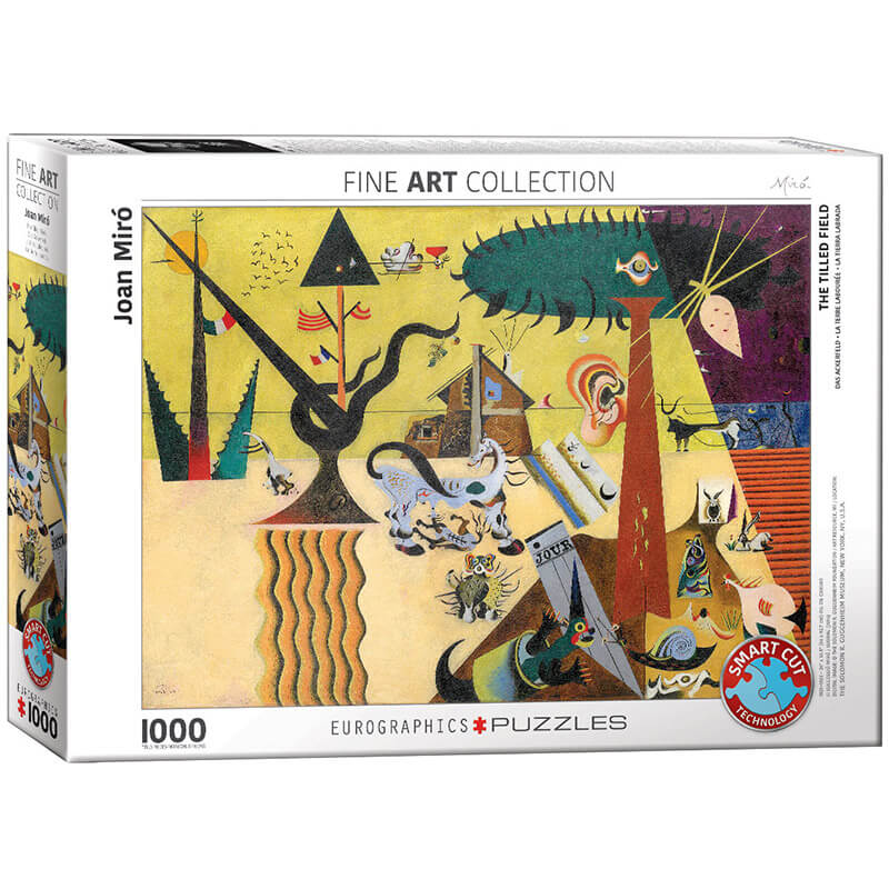 Eurographics Joan Miro The Tilled Field 1000-Piece Puzzle 6000-0858 - ODDO igračke