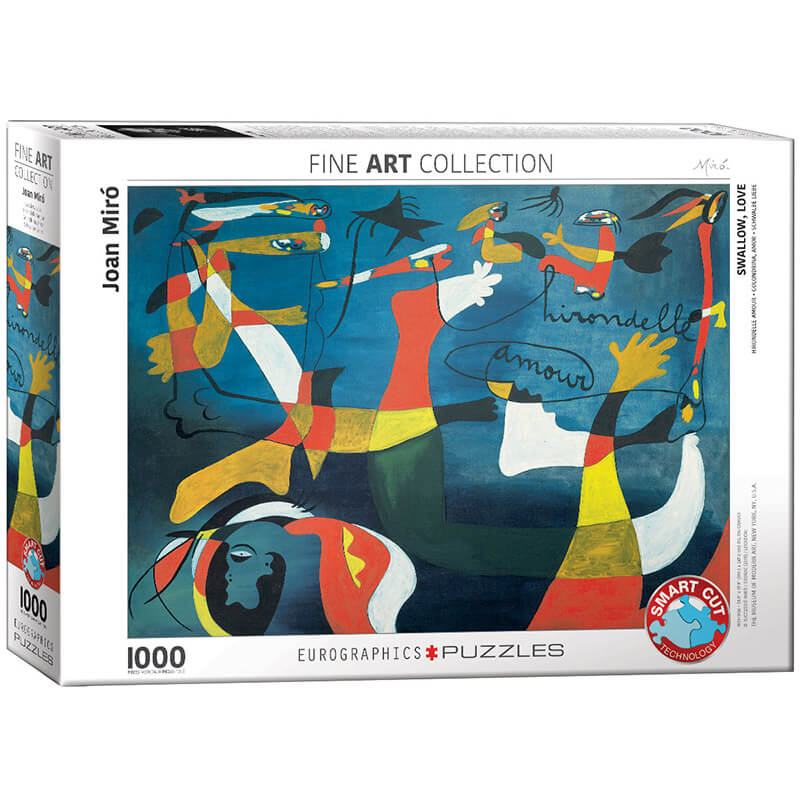 Eurographics Joan Miro Swallow Love 1000-Piece Puzzle 6000-0859 - ODDO igračke