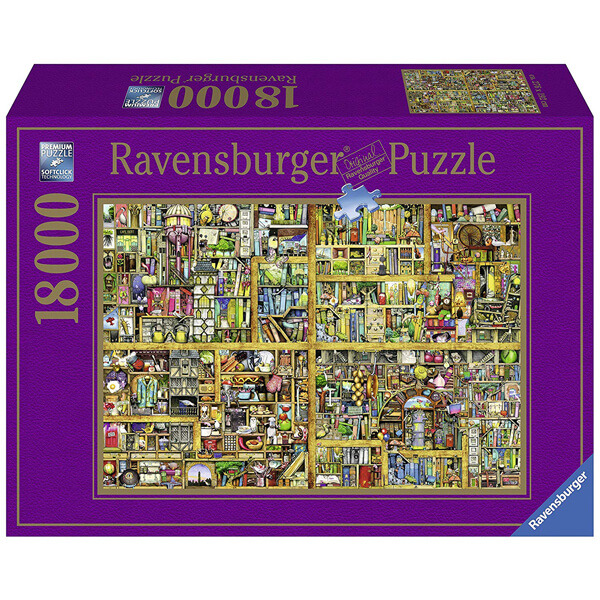 Ravensburger puzzla slagalica 18000pcs Colin Thompson Polica za knjige RA17825  - ODDO igračke