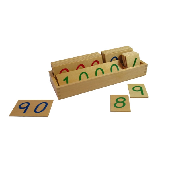 Drvene numeričke pločice 1-1000 veće sa kutijom HTM0135 - ODDO igračke