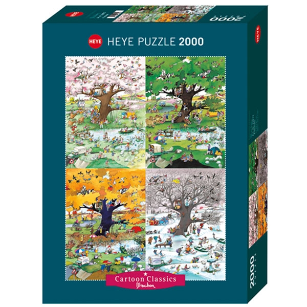 Heye puzzle 2000 pcs Cartoon Classics Blachon 4 Seasons 29873 - ODDO igračke