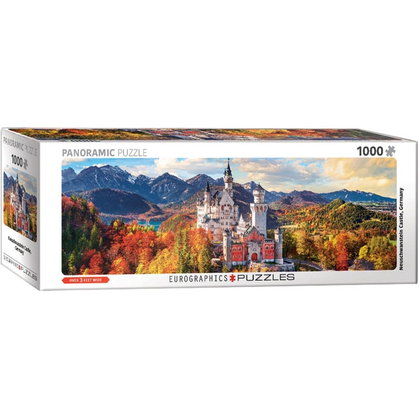 Eurographics Panoramic Neuschwanstein in Fall - Pano 1000-Piece Puzzle 6010-5444 - ODDO igračke