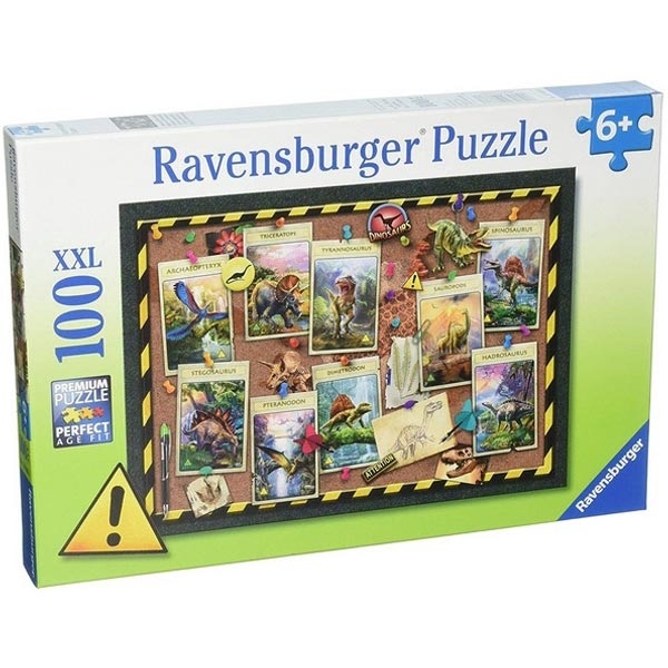 Ravensburger puzzle (slagalice) 100XXL Dinosaurusi RA10868 - ODDO igračke