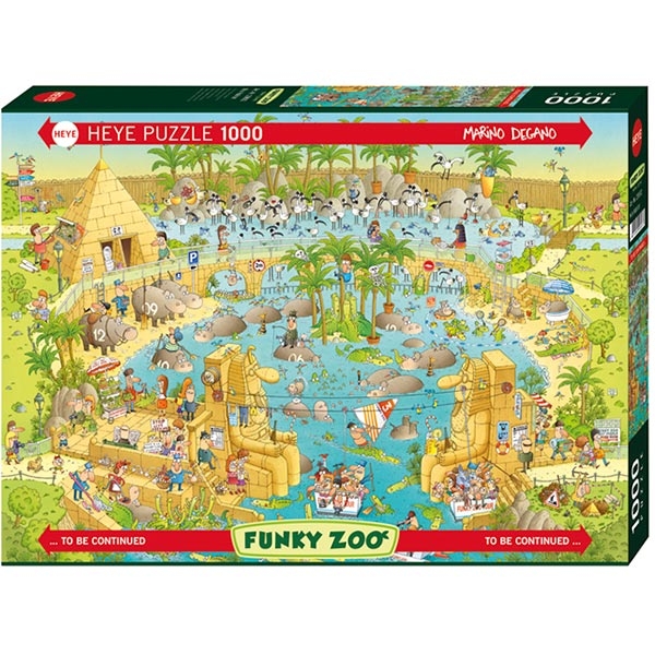 Heye puzzle 1000 pcs Degano Fanky Zoo Egyp Nile 29693 - ODDO igračke