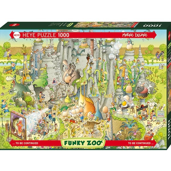 Heye puzzle 1000 pcs Degano Fanky Zoo Jurassic 29727 - ODDO igračke