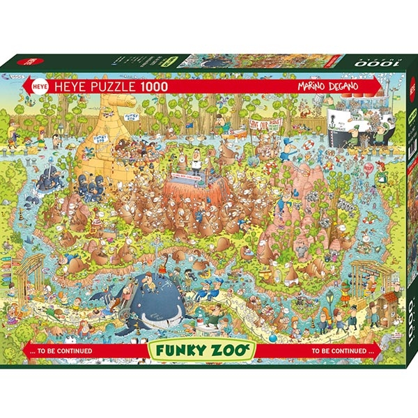 Heye puzzle 1000 pcs Degano Fanky Zoo Australian 29870 - ODDO igračke