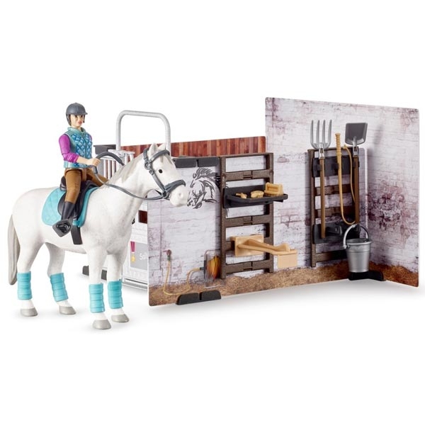Set sa figurama štala,džokej,konj Bruder 625061 - ODDO igračke