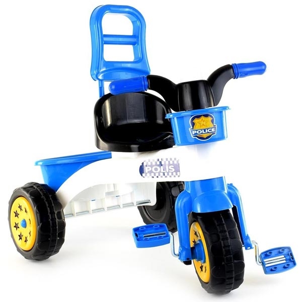 Plastični Tricikli za decu Guclu Sweet sa sirenom Police 56x45x67,5cm 4591 - ODDO igračke