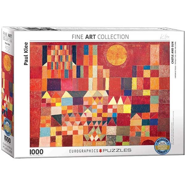 Eurographics Castle and Sun by Paul Klee 1000-Piece Puzzle 6000-0836 - ODDO igračke