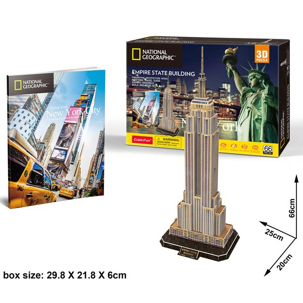 CubicFun Puzzle 3D Empire State Building CBF209773 - ODDO igračke