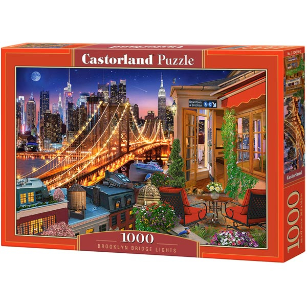 Castorland puzzla 1000 Pcs Brooklyn Bridge Lights 104598 - ODDO igračke