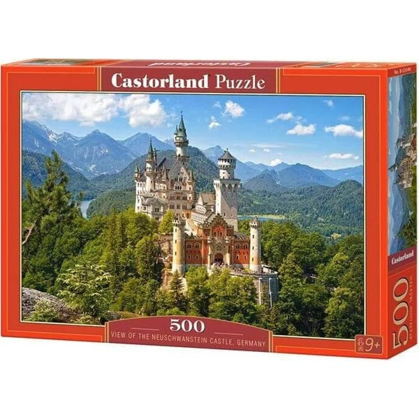 Castorland puzzla 500 Pcs View of the Neuschwanstein Castle 53544 - ODDO igračke