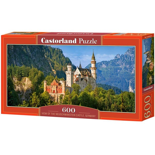 Castorland puzzla 600 Pcs Neuschwanstein Castle, Germany 060221 - ODDO igračke