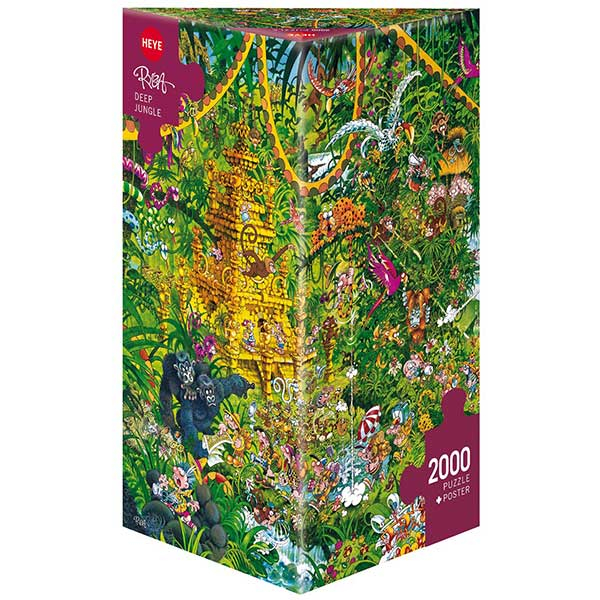 Heye puzzle 2000 pcs Triangle Deep Jungle 29892 - ODDO igračke