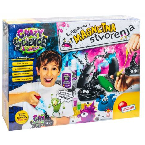 Lisciani Crazy Science SR Laboratorija ljigavaca i magnetnih stvorenja 73061 - ODDO igračke