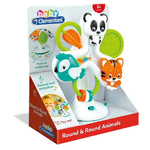Clementoni Baby Zoo vrteška interaktivna CL17261 - ODDO igračke