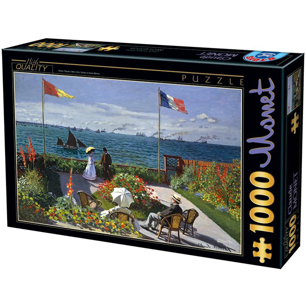 DToys puzzla 1000 pcs Claude Monet Garden in Sainte-Adresse 07/67548-07 - ODDO igračke