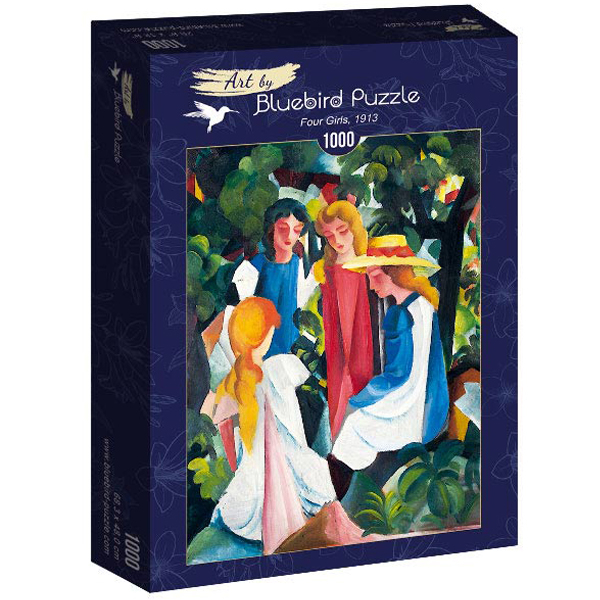 Bluebird puzzle 1000 pcs August Macke - Four Girls, 1913 60082 - ODDO igračke