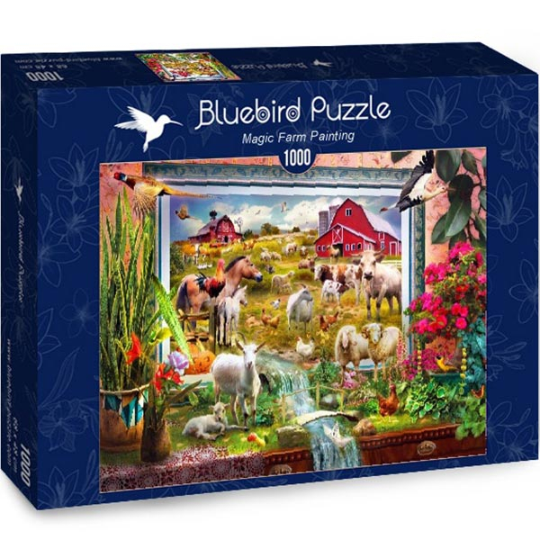Bluebird puzzle 1000 pcs Magic Farm Painting 70029 - ODDO igračke