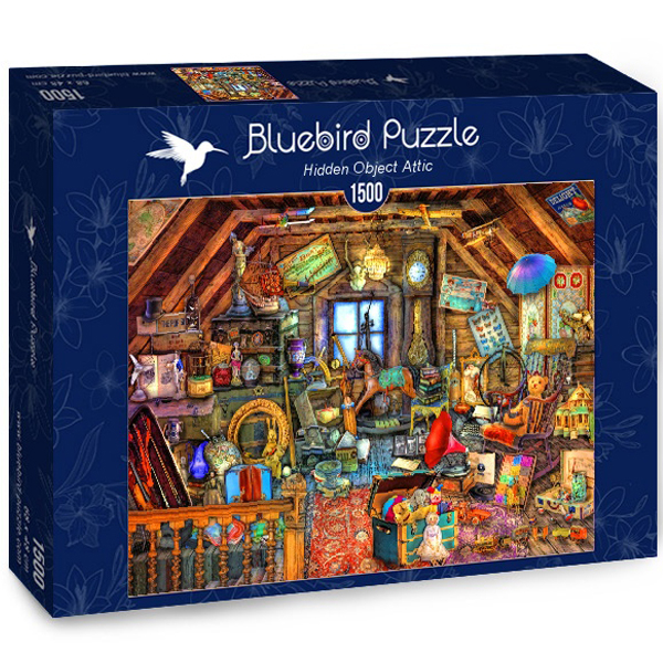 Bluebird puzzle 1500 pcs Aimee Stewart Hidden Object Attic 70434 - ODDO igračke
