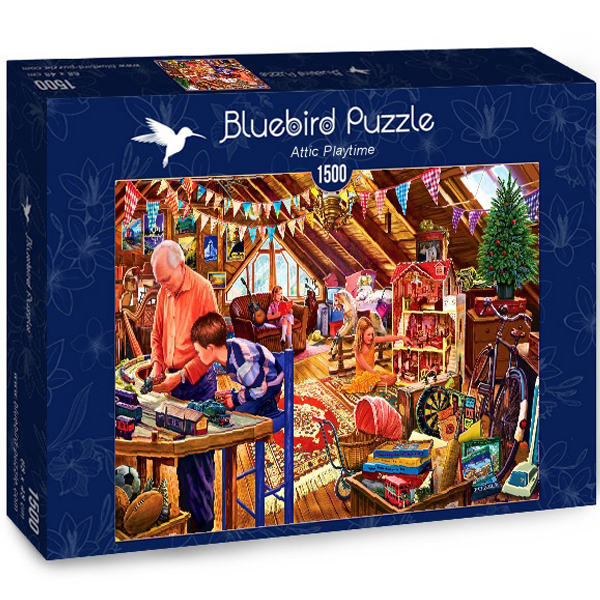 Bluebird puzzle 1500 pcs Steve Crisp Attic Playtime 70433 - ODDO igračke