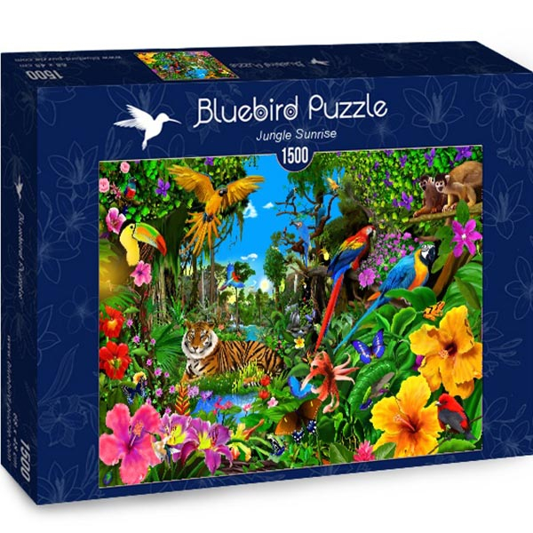 Bluebird puzzle 1500 pcs Jungle Sunrise 70150 - ODDO igračke