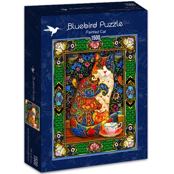Bluebird puzzle 1500 pcs Painted Cat 70152 - ODDO igračke