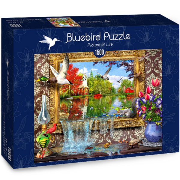 Bluebird puzzle 1500 pcs Picture of Life 70191 - ODDO igračke