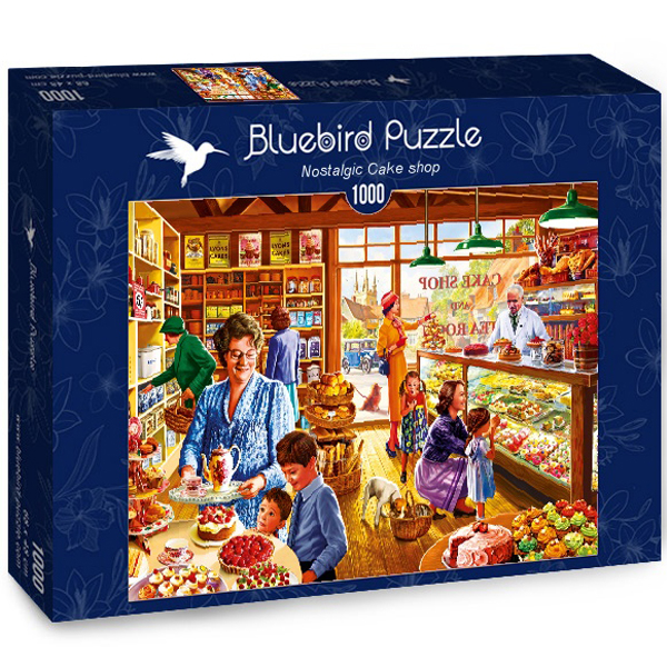 Bluebird puzzle 1000 pcs Nostalgic Cake shop 70326-P - ODDO igračke