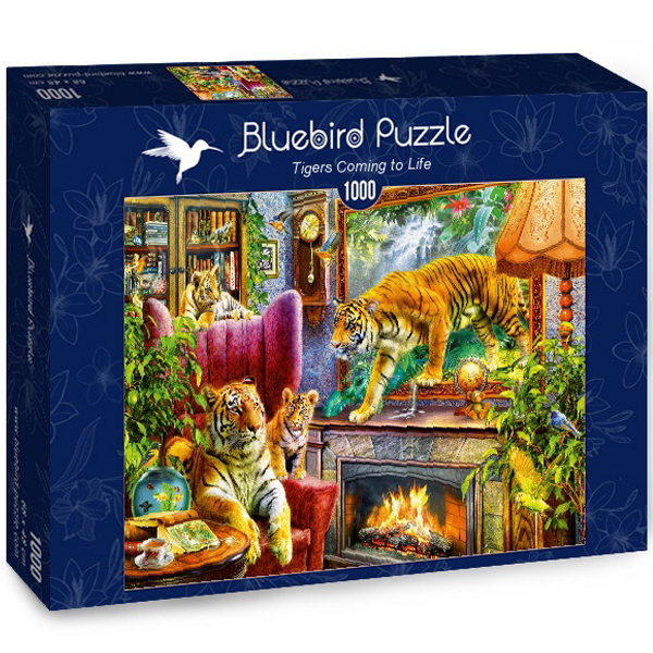 Bluebird puzzle 1000 pcs Tigers Coming to Life 70310-P - ODDO igračke