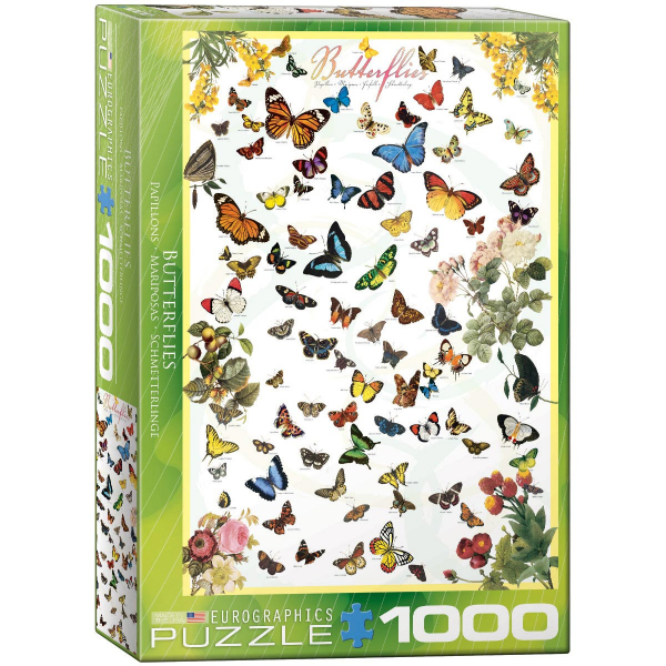 Eurographics Butterflies 1000-Piece Puzzle 6000-0077 - ODDO igračke