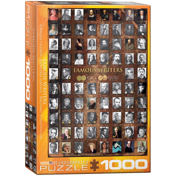 Eurographics Famous Writers 1000-Piece Puzzle 6000-0249 - ODDO igračke