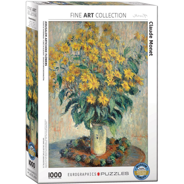 Eurographics Jerusalem Claude Monet-Artichoke Flowers 1000-Piece Puzzle 6000-0319 - ODDO igračke