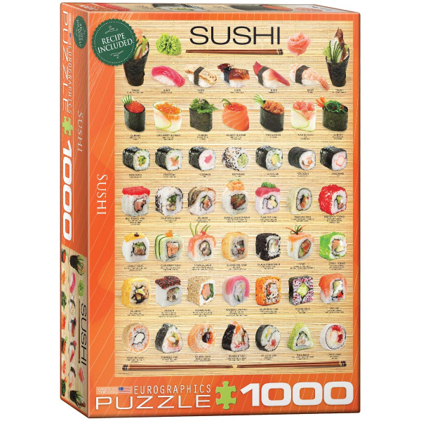 Eurographics Sushi 1000-Piece Puzzle 6000-0597 - ODDO igračke